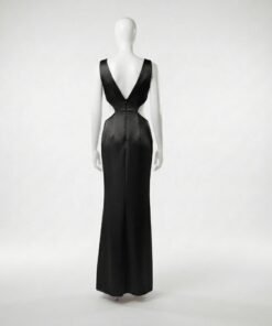 Alternative view of Rochie Crystal Glow Black